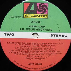 Herbie Mann - The Evolution Of Mann - 1972