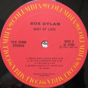 Bob Dylan - Shot Of Love Vinyl Record