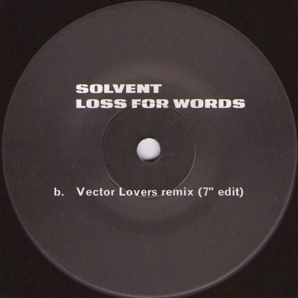 Solvent - Loss For Words - 2010