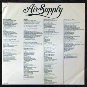 Air Supply - The One That You Love - 1981