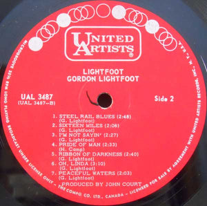 Gordon Lightfoot - Lightfoot Vinyl Record