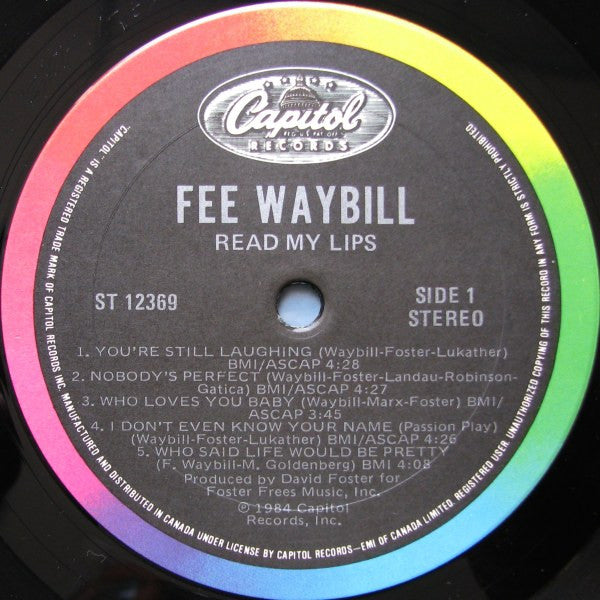 Fee Waybill - Read My Lips - 1984