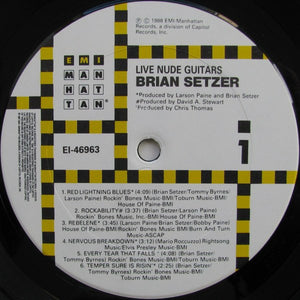 Brian Setzer - Live Nude Guitars - 1988