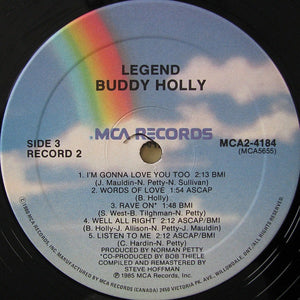 Buddy Holly - Legend - From The Original Master Tapes - 1985