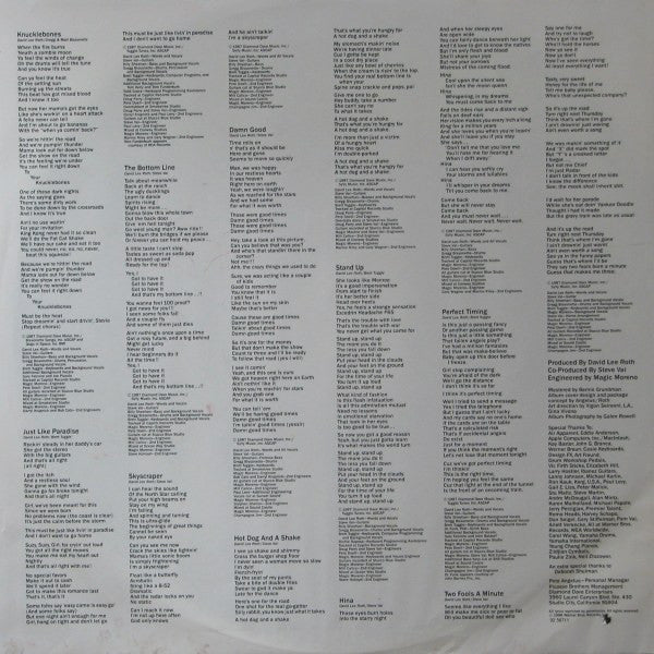 David Lee Roth - Skyscraper - 1988