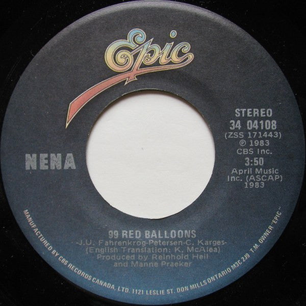 Nena - 99 Red Balloons - 1983
