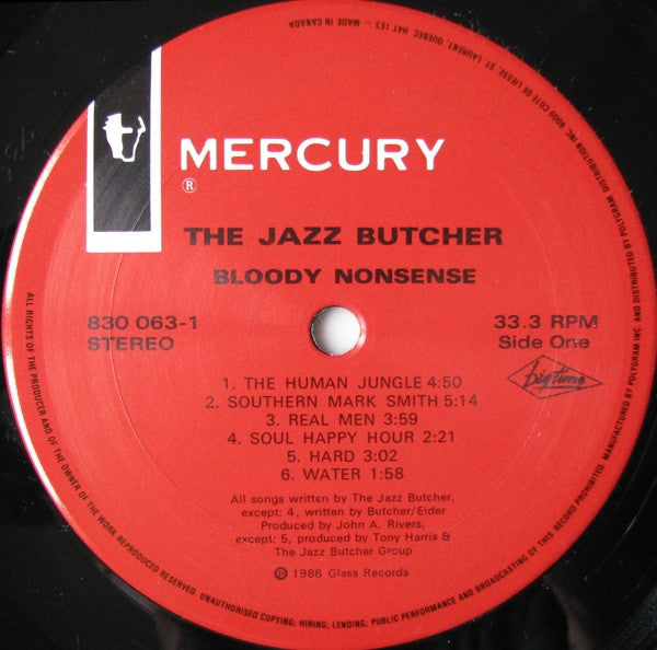 Jazz Butcher, The - Bloody Nonsense - 1986