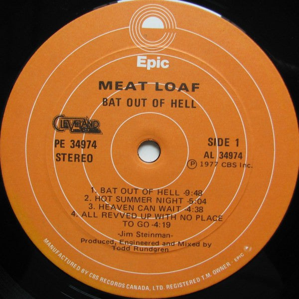 Meat Loaf - Bat Out Of Hell - 1977