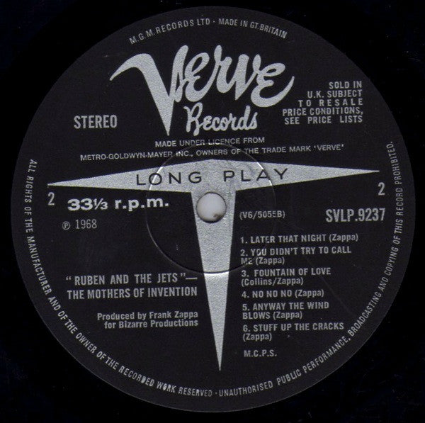 The Mothers - Cruising With Ruben & The Jets