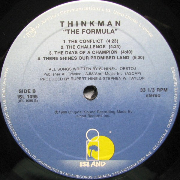 Thinkman - The Formula - 1986