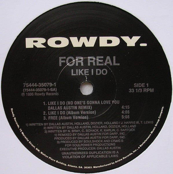 For Real - Like I Do - 1996