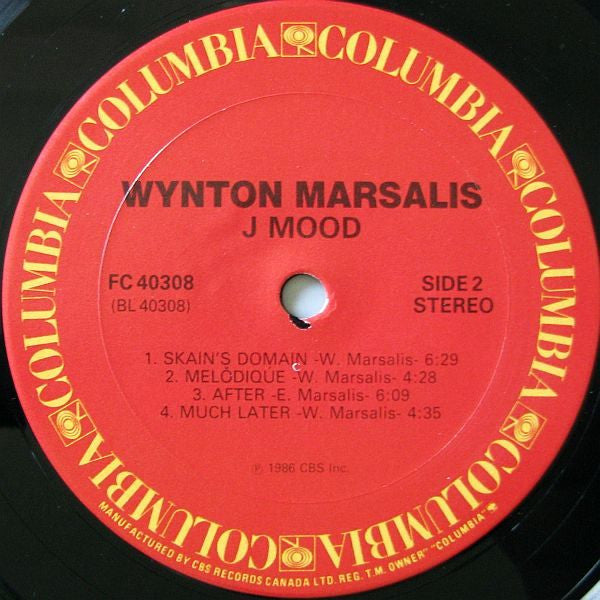 Wynton Marsalis - J Mood Vinyl Record