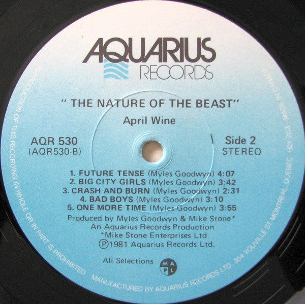April Wine - The Nature Of The Beast - 1981