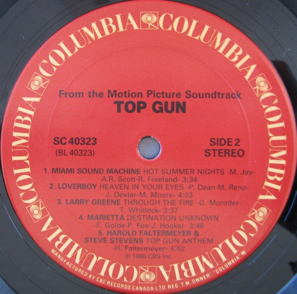 Various - Top Gun Original Motion Picture Soundtrack - 1986