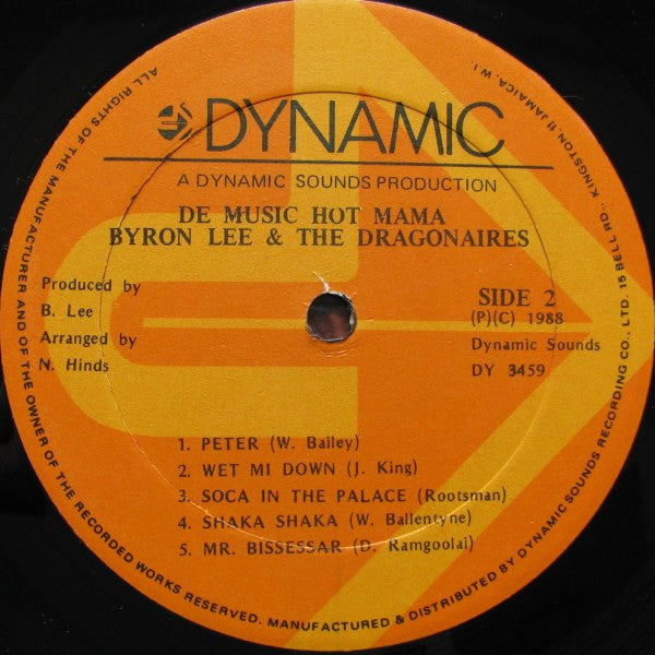 Byron Lee And The Dragonaires - De Music Hot Mama