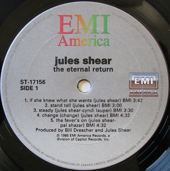 Jules Shear - The Eternal Return - 1985