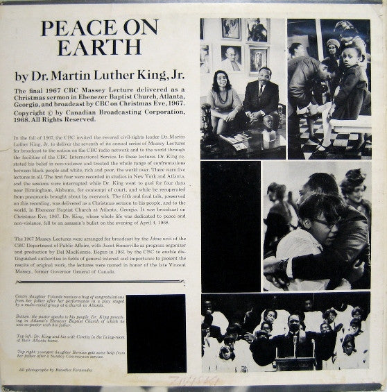 Dr. Martin Luther King, Jr. - Peace On Earth - 1968