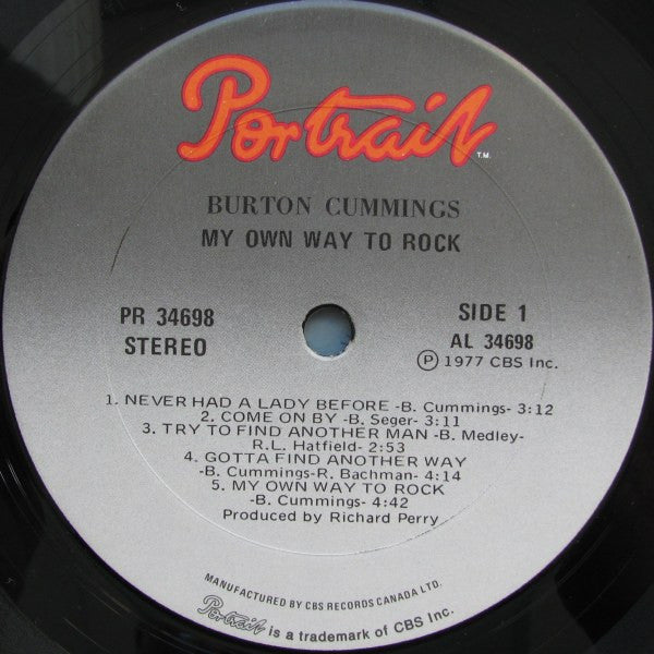 Burton Cummings - My Own Way To Rock