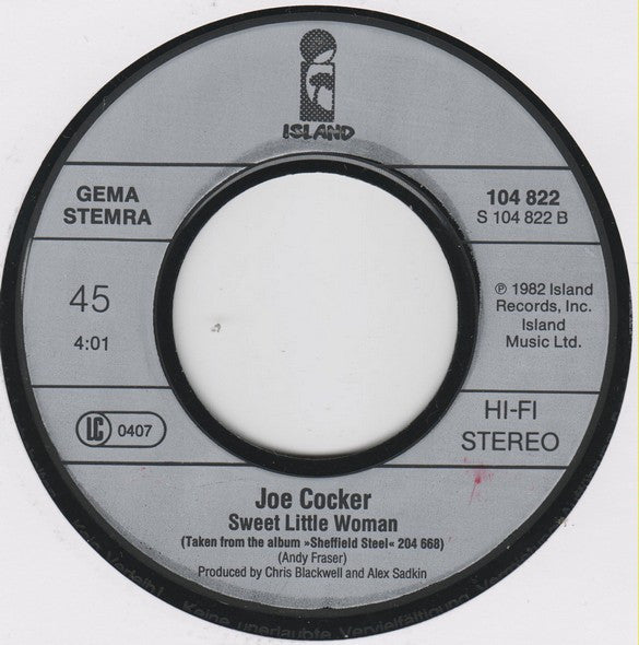 Joe Cocker, Jennifer Warnes - Up Where We Belong - 1982