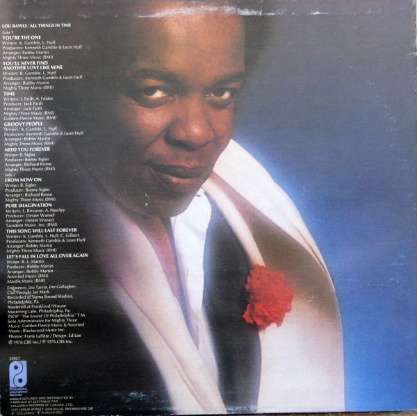 Lou Rawls - All Things In Time - 1976