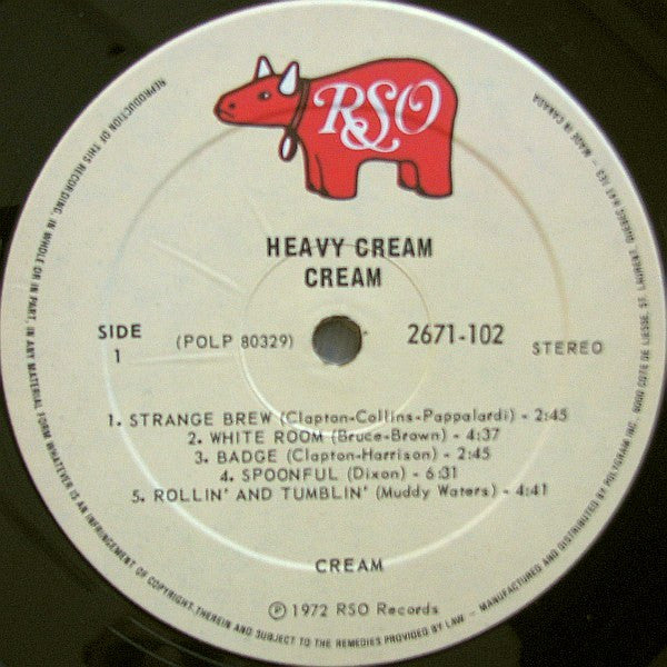 Cream - Heavy Cream - 1983