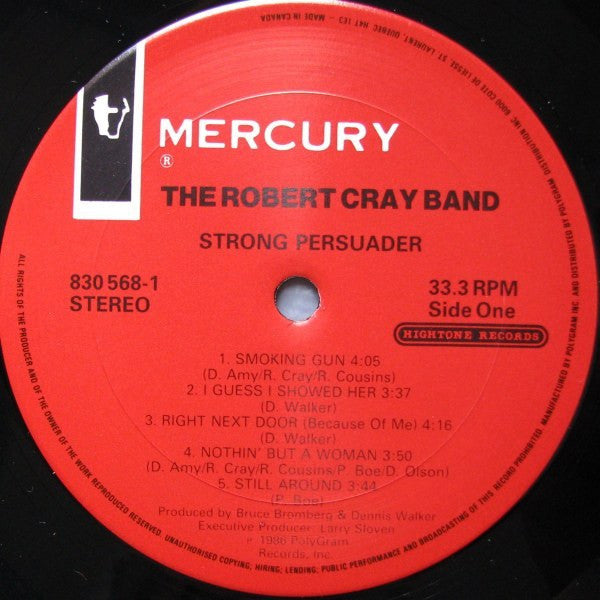 Robert Cray - Strong Persuader Vinyl Record