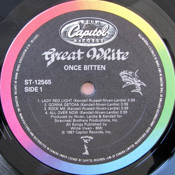 Great White - Once Bitten - 1987