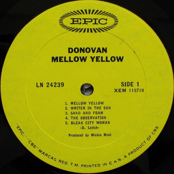Donovan - Mellow Yellow - 1967