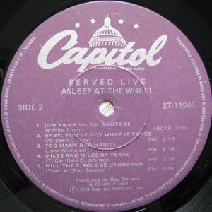 Asleep At The Wheel - Served Live - 1979