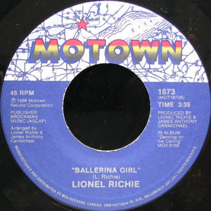 Lionel Richie - Deep River Woman / Ballerina Girl - 1986