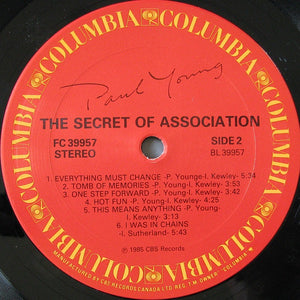 Paul Young - The Secret Of Association