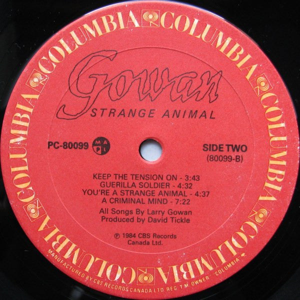 Gowan - Strange Animal