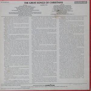 Various - The Great Songs Of Christmas, Album Five Vinyl Record