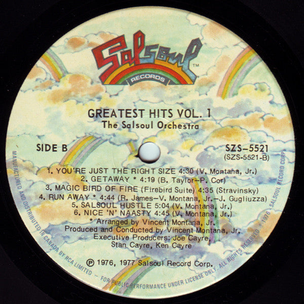 Salsoul Orchestra, The - Greatest Hits Vol. 1 - 1977