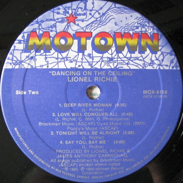 Lionel Richie - Dancing On The Ceiling - 1986