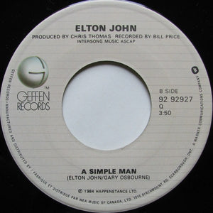 Elton John - Sad Songs (Say So Much) - 1984