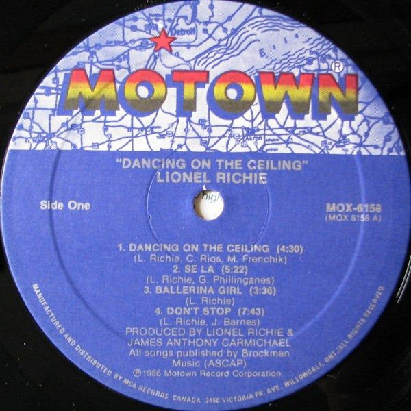 Lionel Richie - Dancing On The Ceiling - 1986