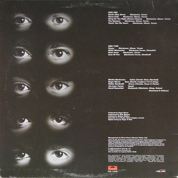 Rainbow - Straight Between The Eyes - 1982