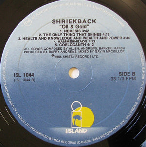 Shriekback - Oil And Gold - 1985