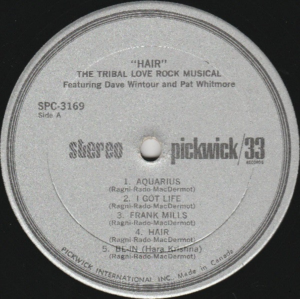 Various - The Music And Songs From Hair - 1969