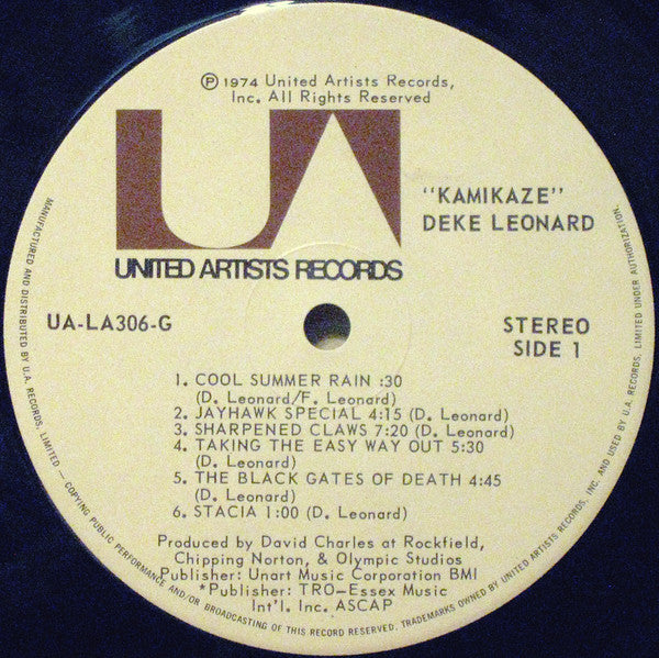 Deke Leonard - Kamikaze - 1974