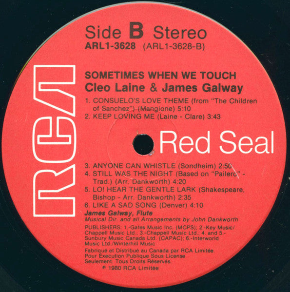 Cleo Laine - Sometimes When We Touch