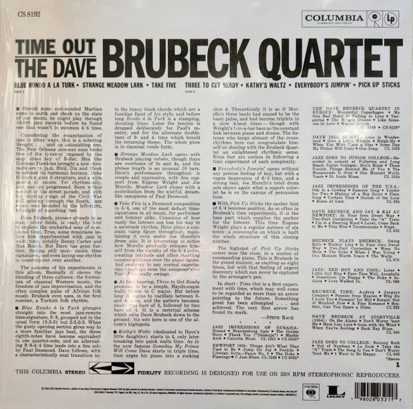 Dave Brubeck Quartet, The - Time Out - 2024