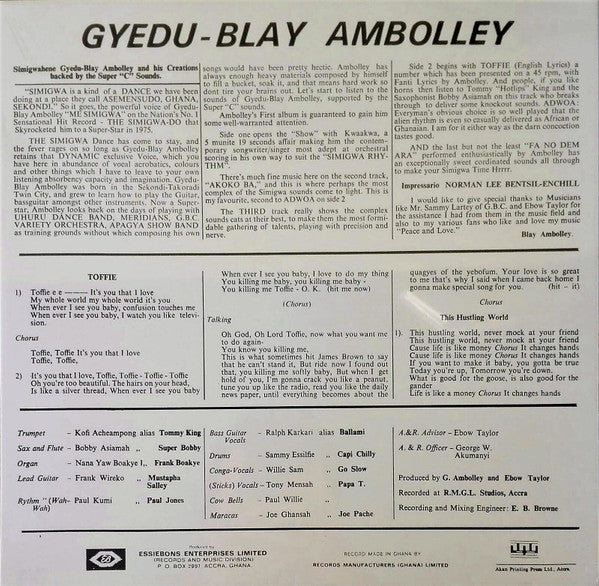 Gyedu Blay Ambolley - Simigwa - 2018