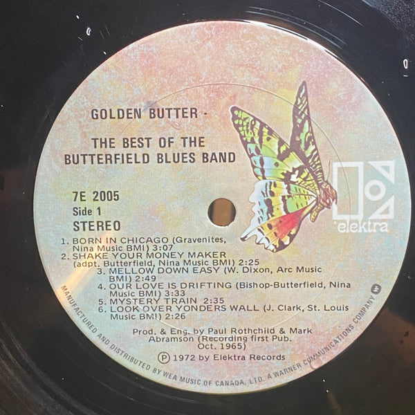 Paul Butterfield Blues Band, The - Golden Butter, The Best Of The Paul Butterfield Blues Band - 1972