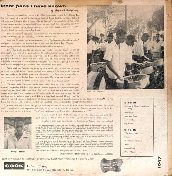 Katzenjammers, The - Steelband With Velvet Gloves - 1957