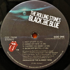 The Rolling Stones - Black And Blue Vinyl Record