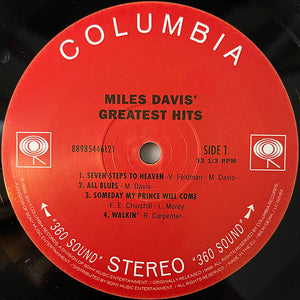 Miles Davis - Miles Davis' Greatest Hits Vinyl Record