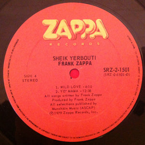 Frank Zappa - Sheik Yerbouti - 1979