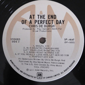 Chris de Burgh - At The End Of A Perfect Day